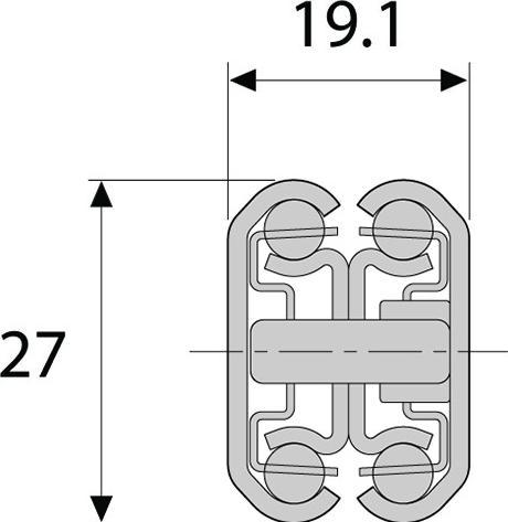 Actual product image Accuride Full-extension ball bearing slides 2731 CL with locking device