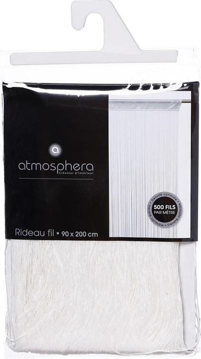 Actual product image Atmosphera CURTAIN IVORY THREAD 90X200 D (90 x 200 cm)