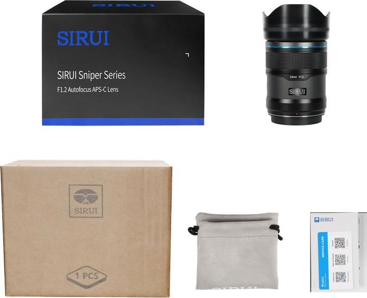 Actual product image Sirui Sniper 23mm F/1.2 Sony E (Sony E, APS-C / DX)