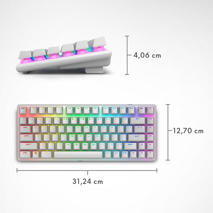 Actual product image Dell Alienware Pro Wireless Gaming Keyboard (USA, Cable, Wireless)