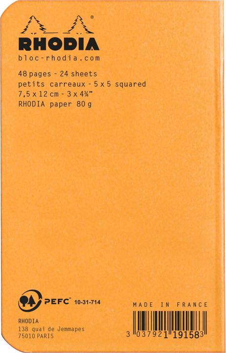 Produktbild Rhodia Classic (A7, Kariert)