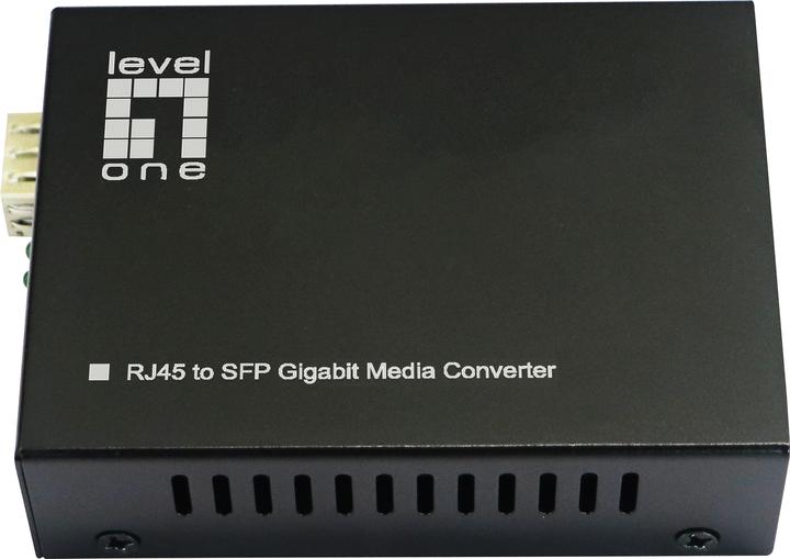 Produktbild LevelOne Konverter GVT-2016 10/100/1000T>RJ45 to SFP 90W sw