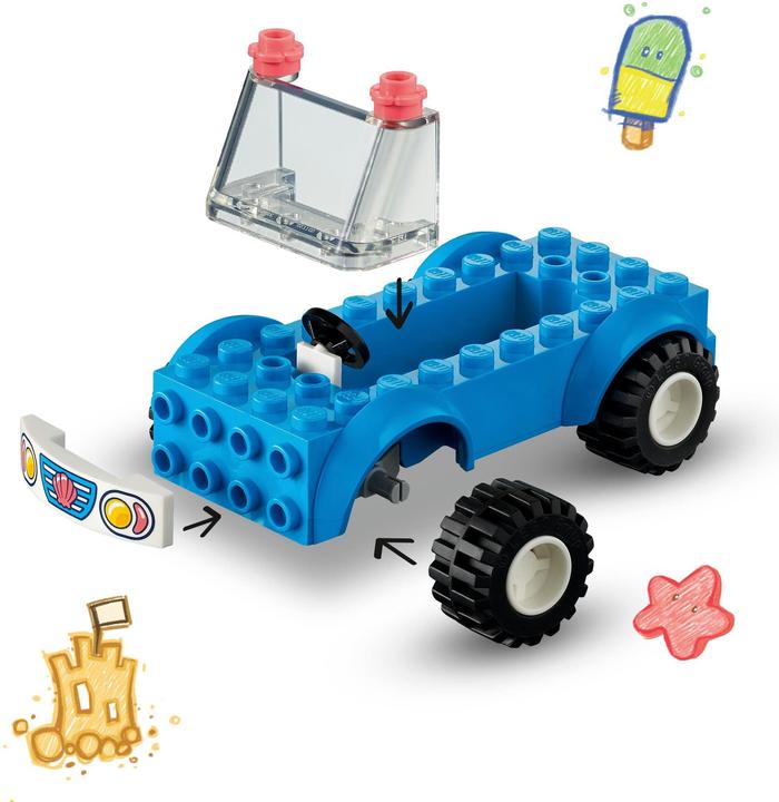 Produktbild LEGO Strandbuggy-Spass (41725, LEGO Friends)
