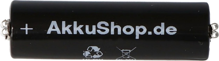 Actual product image Wella Battery X1600 AA also suitable for Contura HS40, HS61 (AA, 1600 mAh)