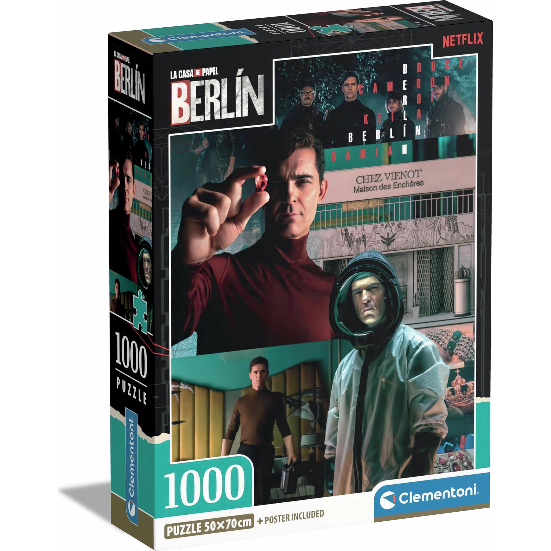 Clementoni Multicolore 1000 Pz - Berlino (1000 Pezzi)