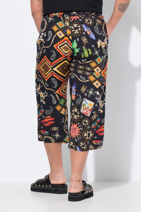 Produktbild Angel of Style Hose, weites, gerades Bein, Western-Muster (46)