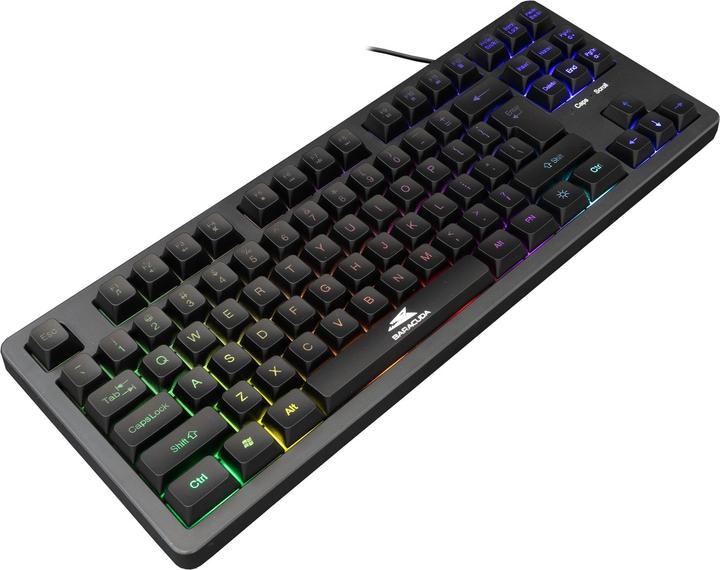 Actual product image Baracuda gaming membrane Keyboard KRILL, US Layout, Black (BGK-01114) (US, Cable)