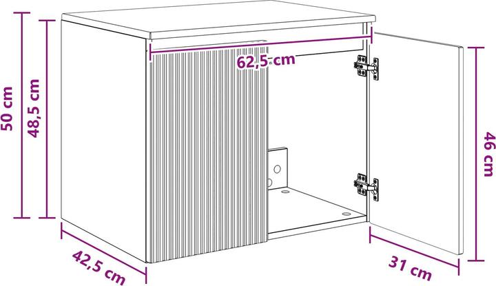 Produktbild vidaXL Badezimmerschrank