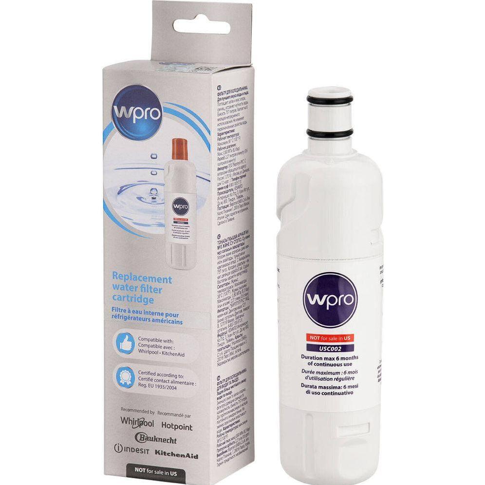 WPRO Wasserfilter USC002 484010678059 ersetzt C00629420 488000629420, Wasserfilter, Weiss