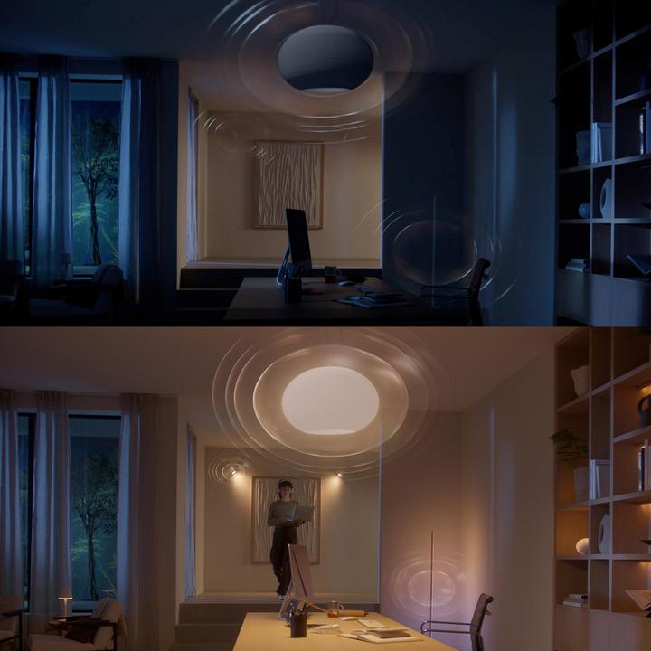 Actual product image Philips White & Color Ambiance Flourish Tischleuchte (1100 lm, E27)