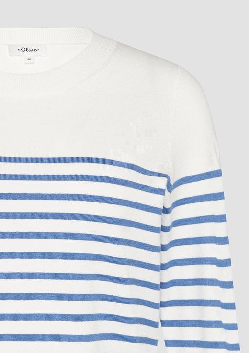 Produktbild S.Oliver Strickpullover Gestreifter Pullover aus Viskosemix (38)