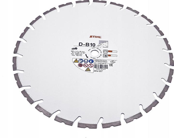 Immagine prodotto Stihl Doorslijpschijven D-B10 Ã 400mm/16