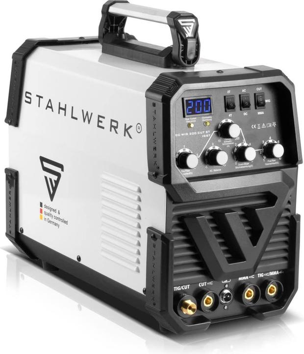 Image du produit Stahlwerk Poste à souder AC/DC TIG 200 CUT avec MMA et découpeur plasma intégré