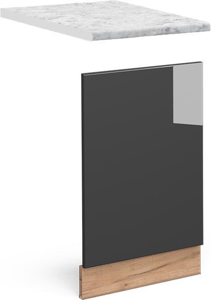 Anthrazit hochglanz, Goldkraft Eiche, Marble-Weiss