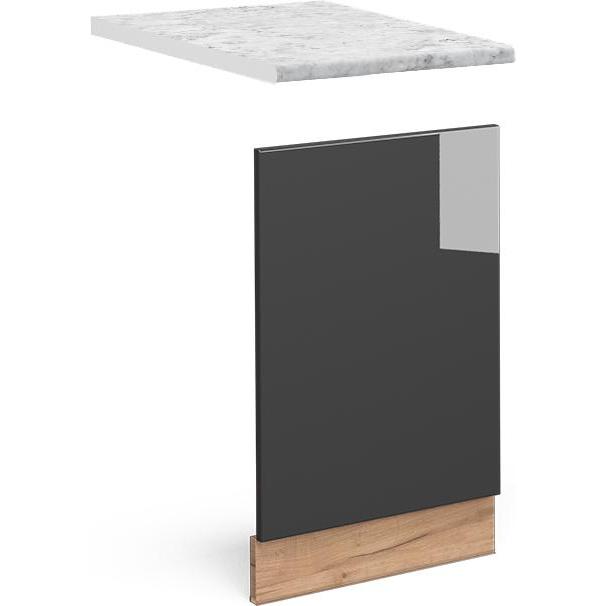 Vicco Frontblende Fame-Line, Geschirrspüler Zubehör, Grau