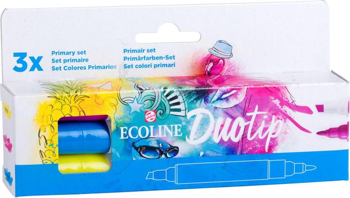 Produktbild Talens ECOLINE DUOTIP - Farbstifte Set (3x)