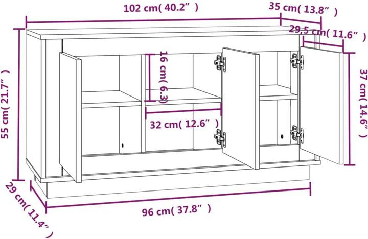 Produktbild vidaXL Jessie (102 x 55 cm)