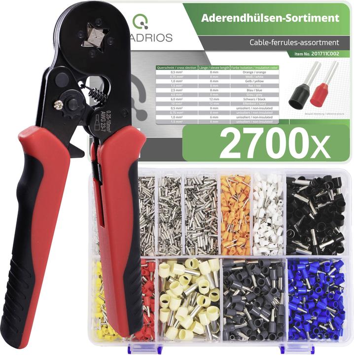 Actual product image Quadrios Aderendhülsen-Sortiment