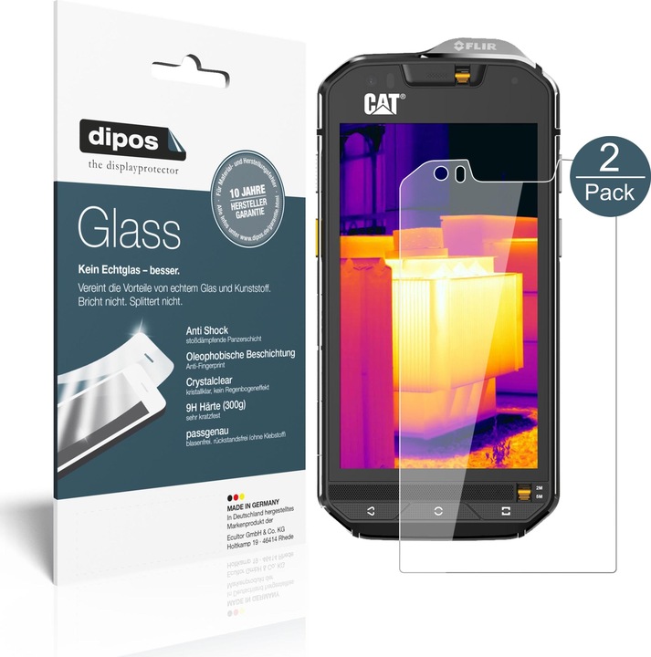 Produktbild Dipos Displayschutz Anti-Shock (2 Stück, CAT S60)