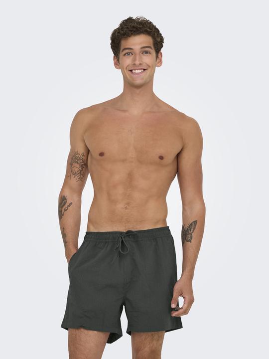 Actual product image Only & Sons Onsted Life Solid Seersucker Swim Noos (XL)
