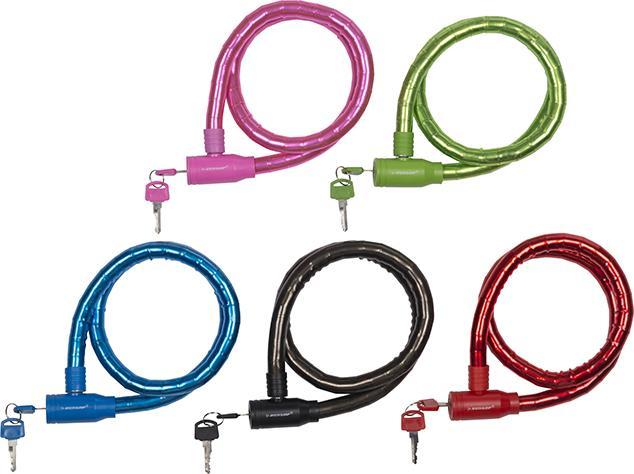 Actual product image Dunlop bicycle anti-theft lock (black)