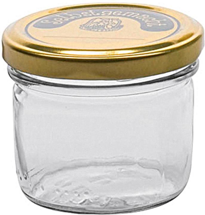 Produktbild Emsy Schraubdeckelglas Sturz mit 66mm TO-Deckel selbstgemacht 124 ml 8er Pack (8 Stk., 0.12 l)