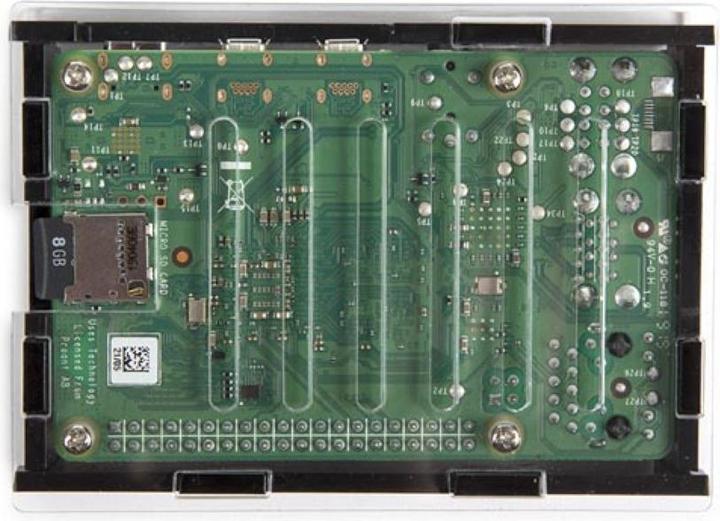 Actual product image Whadda Case Transparent Case For Raspberry PI 4