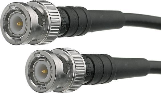 Produktbild Huber & Suhner Konfektioniertes HF-Kabel, BNC Männlich Gerade - BNC Männlich Gerade, 3m, Schwarz (Antennenkabel)