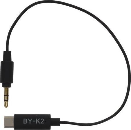Actual product image Boya Universal Adapter BY-K2 3.5mm TRS To USB-C (0.20 m, 3.5mm jack (AUX))