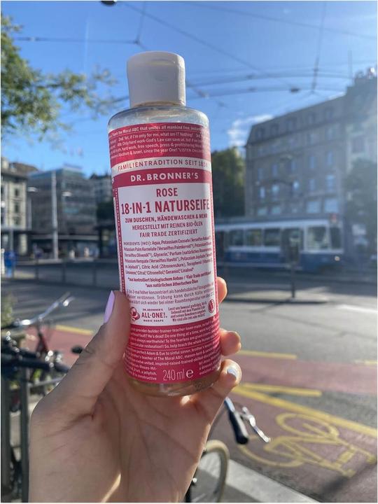 Immagine prodotto Dr. Bronner's 18-IN-1 Rosa (Sapone liquido, 240 ml)