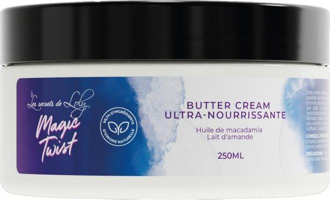 Image du produit Les Secrets de Loly Crème au beurre ultra-nourrissante (Crème capillaire, 250 ml)