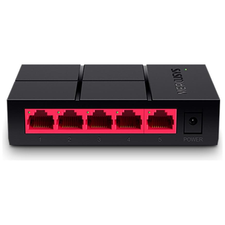 Mercusys MS105G (5 Ports), Netzwerk Switch, Schwarz