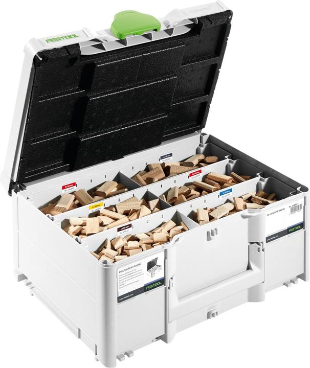Festool Assortiment de Domino en hêtre DS 4/5/6/8/10 1060 BU (1 pcs)