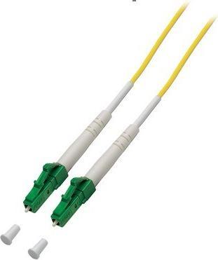 Actual product image Helos Fibre optic patch cable LC-APC/LC-APC Simplex G657 9/125µm OS2 yellow 12.0m (12 m)