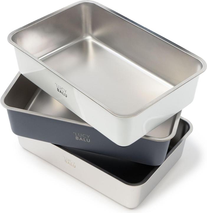 Produktbild LucyBalu Steeloo (Katzenklo offen)