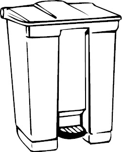 Produktbild Vepa Bins Industrie-Treteimer (45 l)