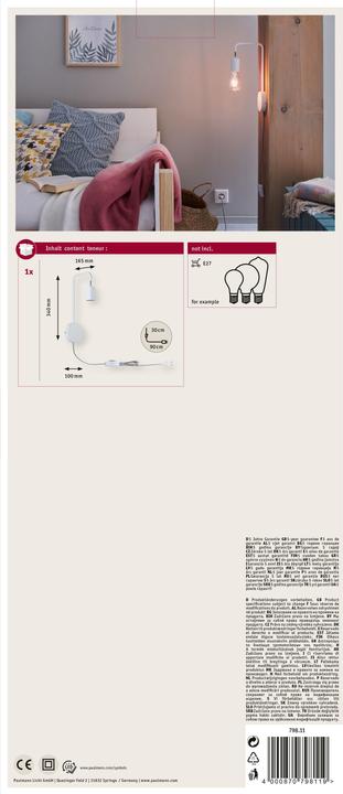 Immagine prodotto Paulmann Applique Calvani (E27)