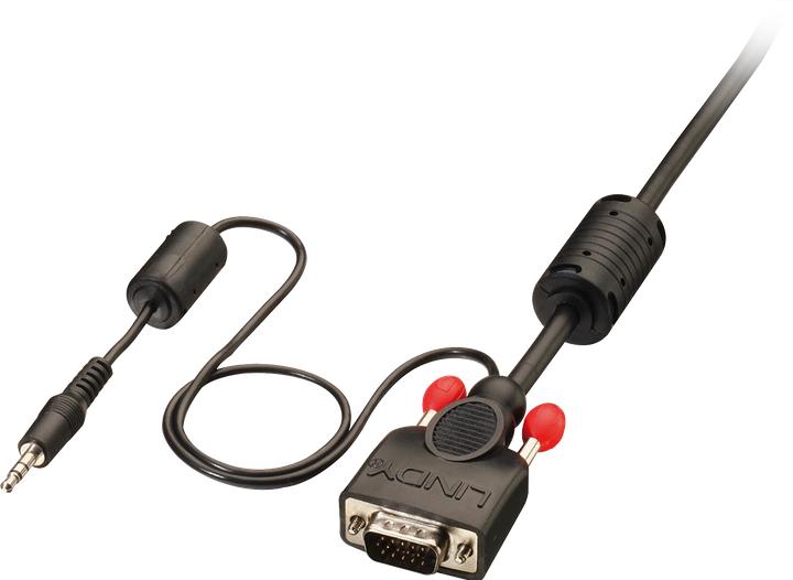 Produktbild Lindy 3.5mm Klinke| VGA — 3.5mm Klinke| VGA (10 m)