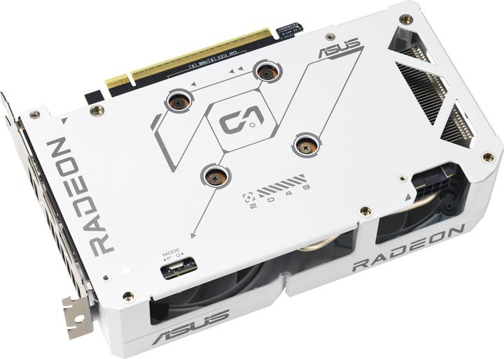 Actual product image ASUS DUAL-RX9060XT-16G-WHITE 16GB GDDR6 HDMI DP (16 GB)