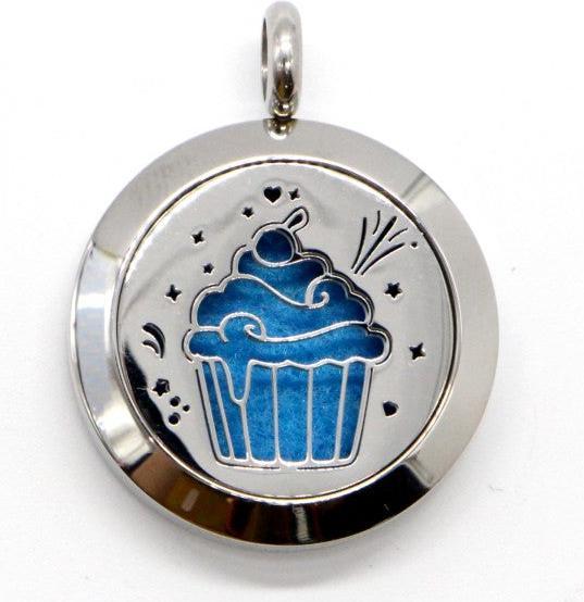 Produktbild Zen Arôme Duft-Schmuck Halskette mit Anhänger No.55 für Ätherisches Öl, Parfum (Edelstahl, Leder)