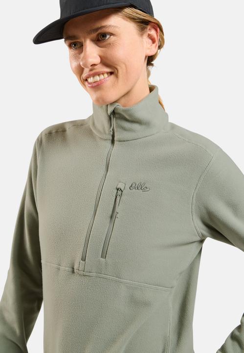 Actual product image Odlo Women's Mid Layer 1/2 Zip Classic (M)