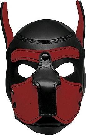 Produktbild Master Series Neoprene Puppy Hood - Black and Red