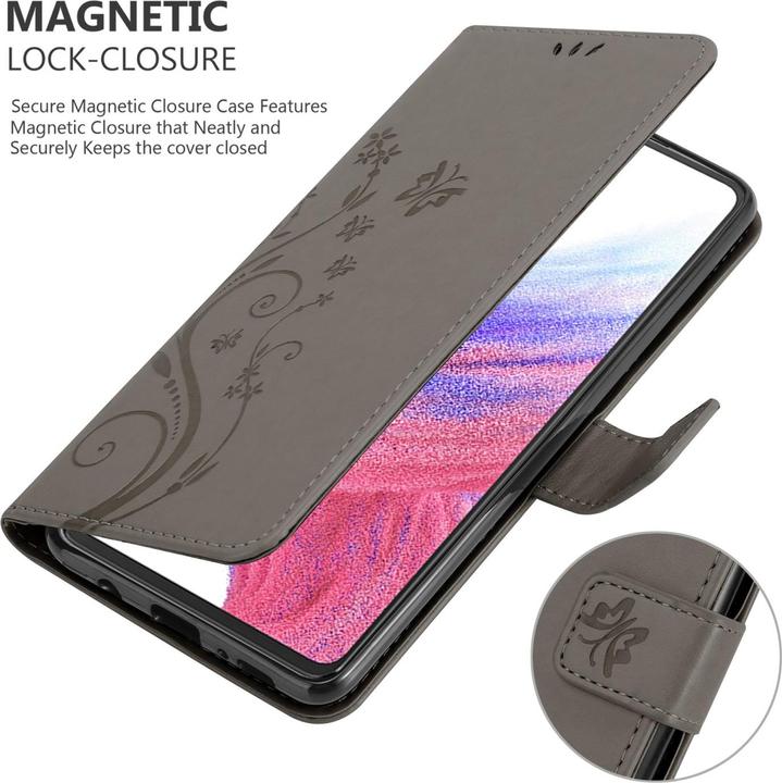 Immagine prodotto Cadorabo Custodia a libro a fiori per Samsung Galaxy A53 5G (Samsung Galaxy A53 5G)