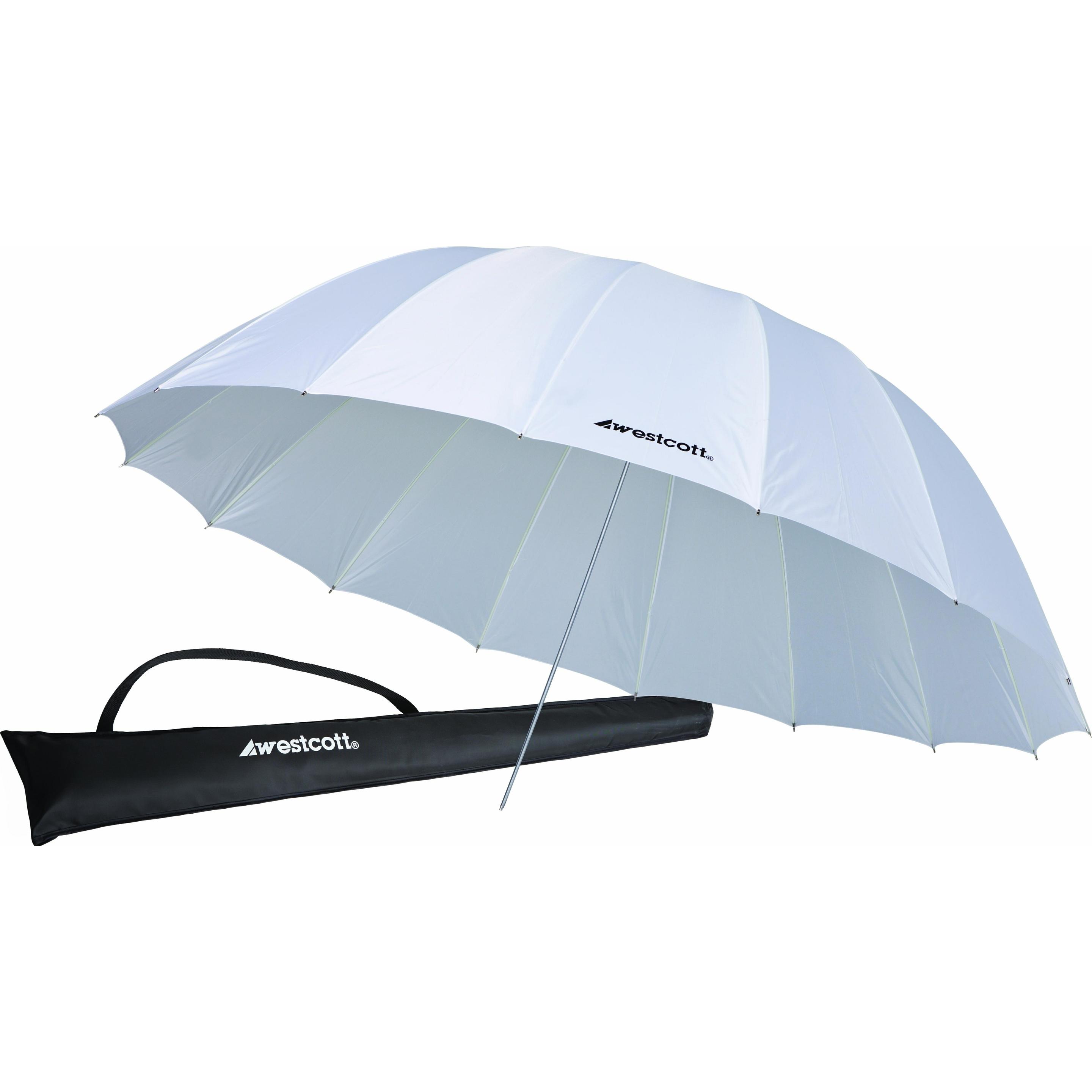 Westcott Parabolischer Diffusionsschirm (Schirm, 210 cm), Softbox + Reflektor