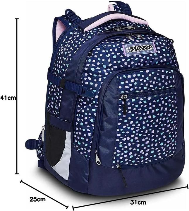 Produktbild Seven Schulrucksack mit ergonomischer Passform, mehreren Fächern und verstellbaren Schultergurten (32 l)