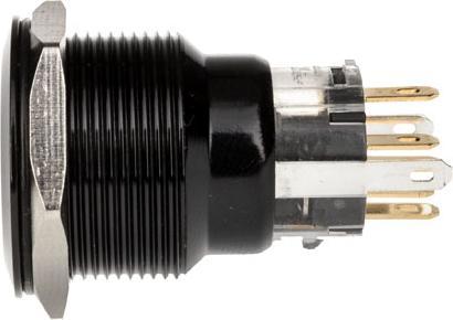 Produktbild DimasTech Vandalismustaster 22mm, Blackline Dot - RGB