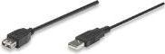 Image du produit Manhattan Câble d'extension USB 2.0 (1.80 m, USB 2.0)