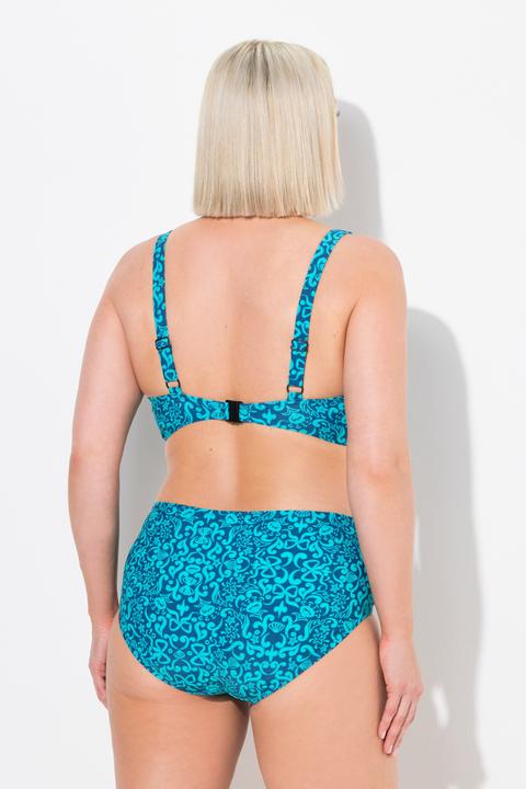 Produktbild Ulla Popken Bikini, Paisley, Softcups, Träger verstellbar, recycelt (56)