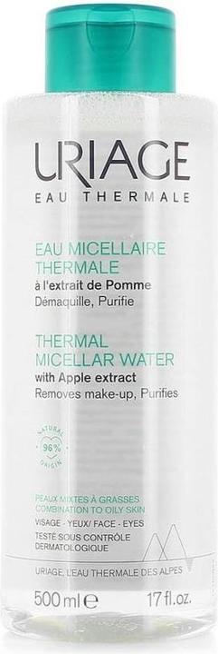 Produktbild Uriage Eau Thermale Thermal Micellar Water Purifies Micellar Water Unisex 500 ml (Reinigungstücher Gesicht, 500 ml)