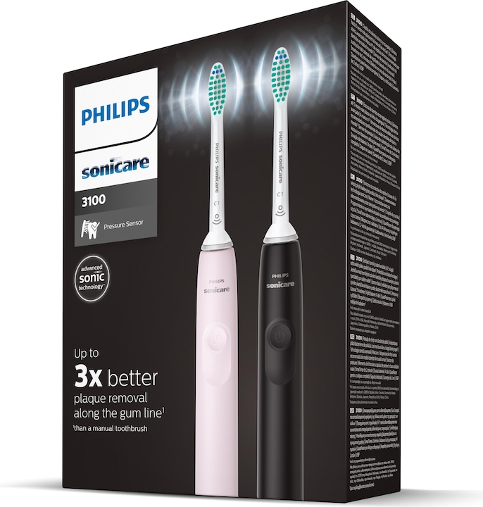 Productafbeelding Philips Sonicare Series 3100 Doppelpack (Sonische tandenborstel)